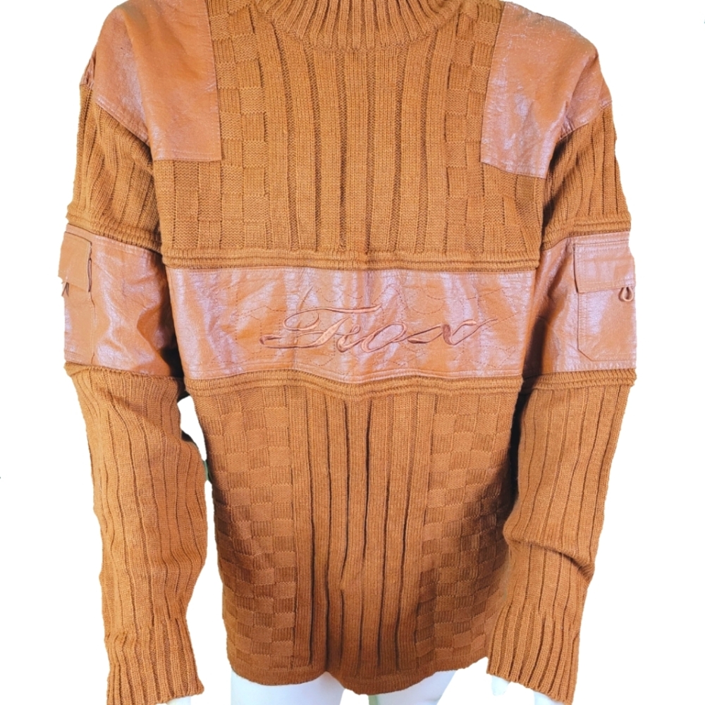 Men's Platinum Life Ribbed Pullover Sweater Size 2XL